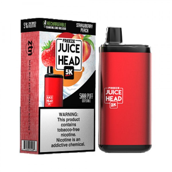Juice Head 5K – Disposable Vape Device – Strawberry Peach FREEZE – Single (14ml) / 50mg