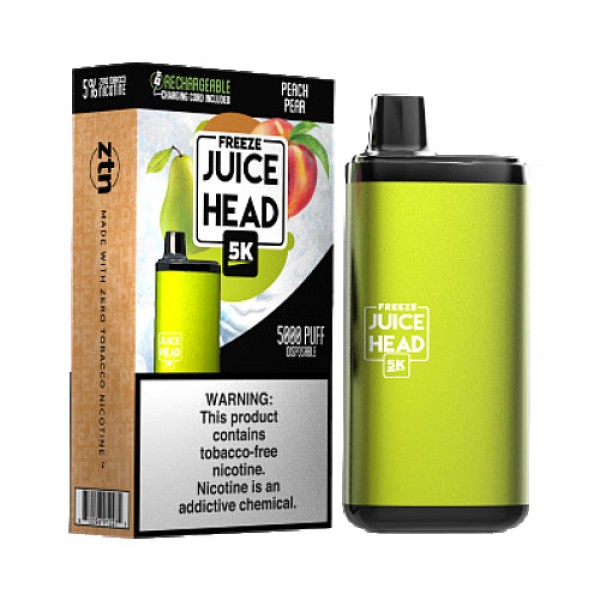 Juice Head 5K – Disposable Vape Device – Peach Pear FREEZE – Single (14ml) / 50mg