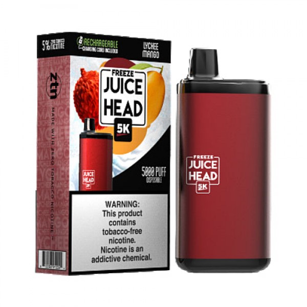 Juice Head 5K – Disposable Vape Device – Lychee Mango FREEZE – Single (14ml) / 50mg