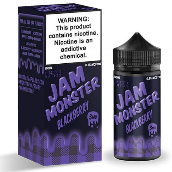 Jam Monster eJuice – Blackberry (Limited Edition) – 100ml / 0mg