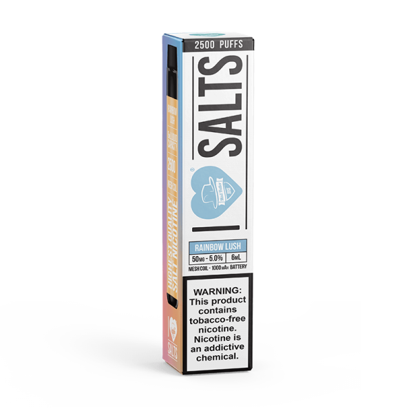 I Love Salts Tobacco-Free Nicotine MESH – Disposable Vape Device – Rainbow Lush – Single / 50mg