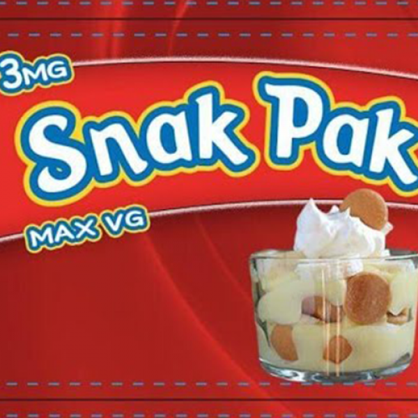 Snak Pak E-Liquid – Banana Wafers – 30ml / 0mg