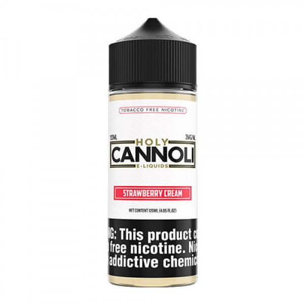 Holy Cannoli eJuice Tobacco-Free – Strawberry Cream – 120ml / 6mg