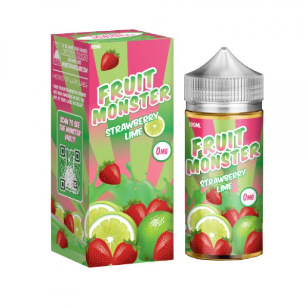 Fruit Monster eJuice Synthetic – Strawberry Lime – 100ml / 3mg