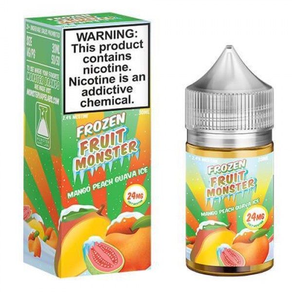 Frozen Fruit Monster eJuice Synthetic SALT – Mango Peach Guava Ice – 30ml / 48mg