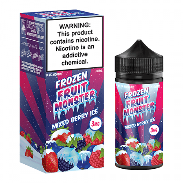 Frozen Fruit Monster eJuice Synthetic – Mixed Berry Ice – 100ml / 0mg
