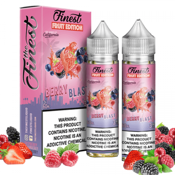 Finest E-Liquid Fruit Edition – Berry Blast – 2x60ml / 6mg