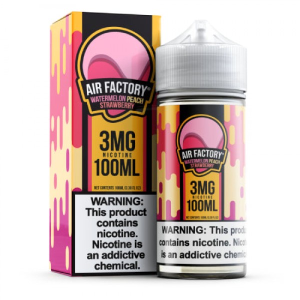 Air Factory eLiquid Synthetic – Watermelon Peach Strawberry – 100ml / 3mg