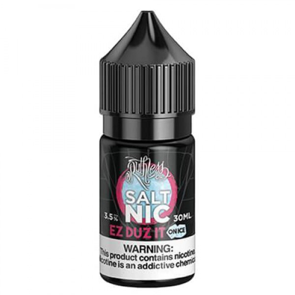 Ruthless Nicotine Salt – EZ Duz it On Ice Nicotine Salt Eliquid – 30ml / 50mg