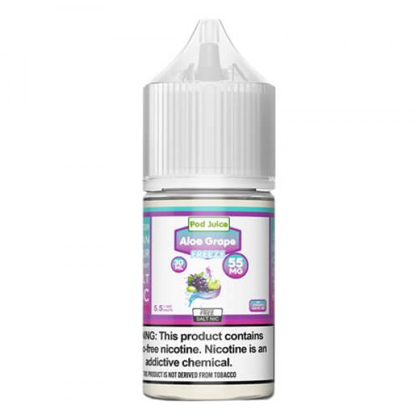 Pod Juice Tobacco-Free SALTS – Aloe Grape Freeze – 30ml / 55mg