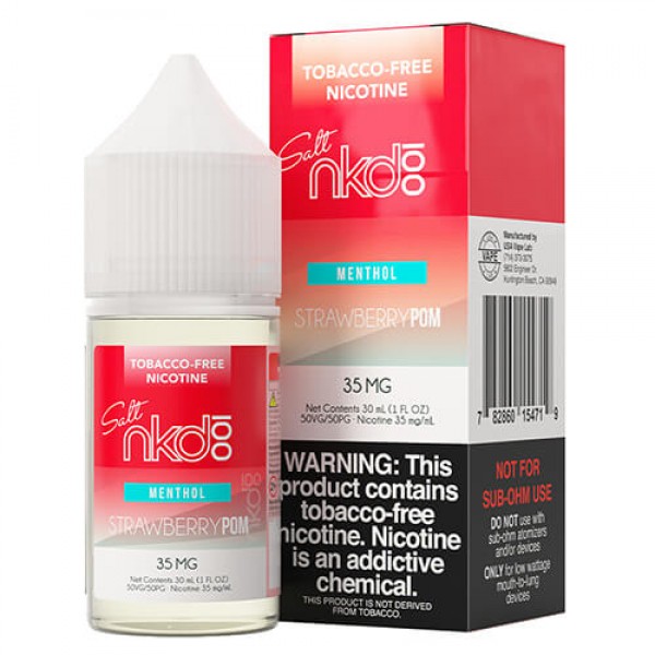 Nkd 100 Tobacco-Free SALTS Menthol – Strawberry POM – 30ml / 50mg