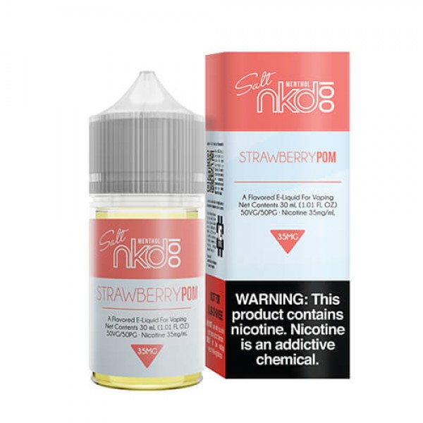 Nkd 100 Salt E-Liquid Menthol – Strawberry POM – 30ml / 35mg