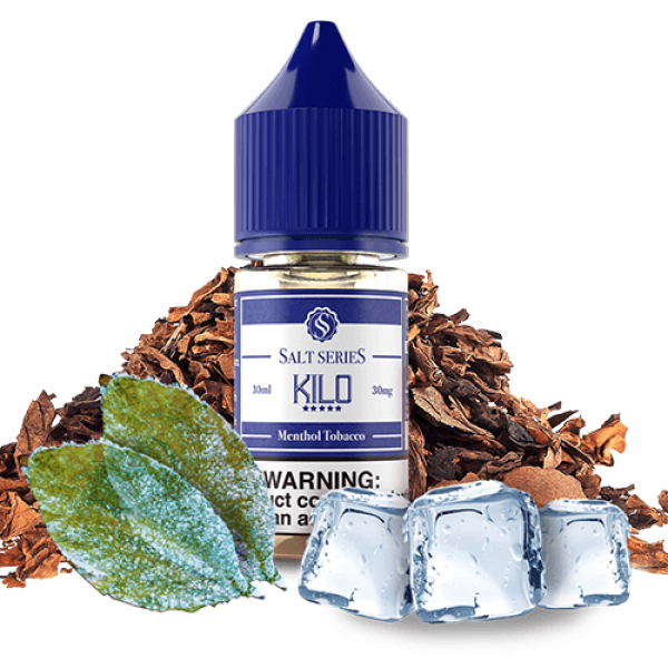 Kilo eLiquids Salt Series – Menthol Tobacco – 30ml / 50mg