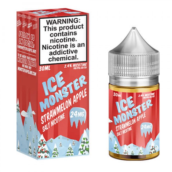 Jam Monster eJuice ICE SALT – Strawmelon Apple Ice – 30ml / 48mg