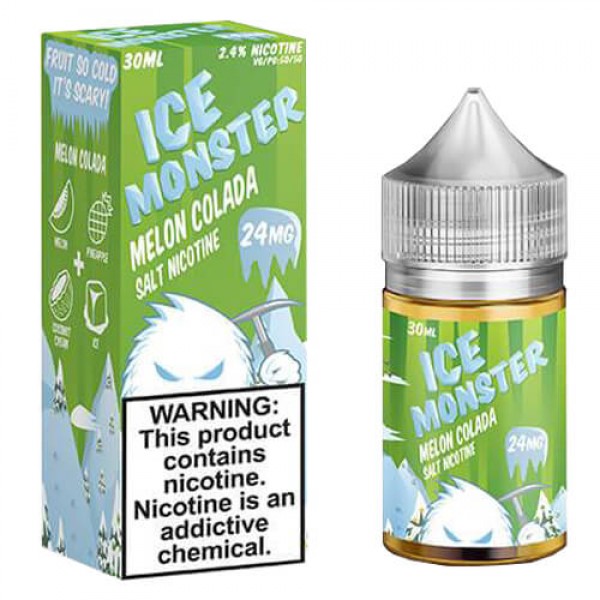 Jam Monster eJuice ICE SALT – Melon Colada Ice – 30ml / 48mg