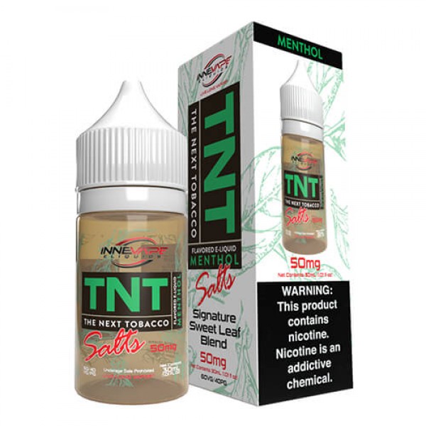 Innevape eLiquids Tobacco-Free SALTS – TNT (The Next Tobacco) Menthol – 30ml / 50mg