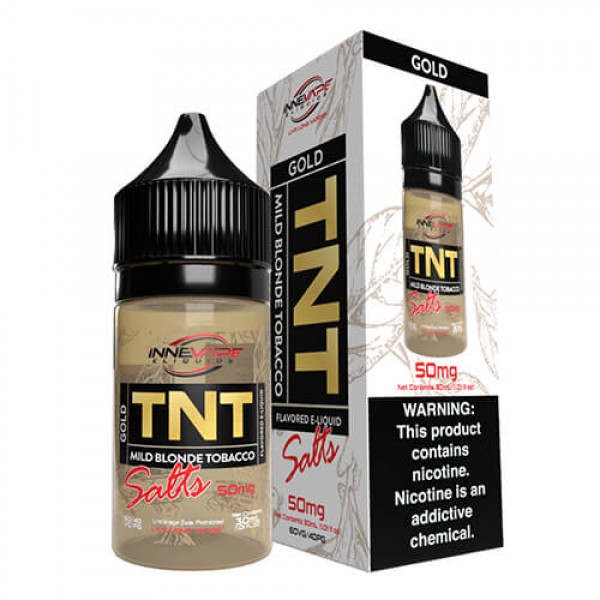 Innevape eLiquids Tobacco-Free SALTS – TNT (The Next Tobacco) Gold Menthol – 30ml / 50mg