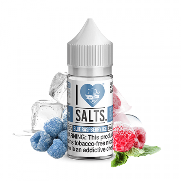 I Love Salts Tobacco-Free Nicotine by Mad Hatter – Blue Raspberry Ice – 30ml / 25mg