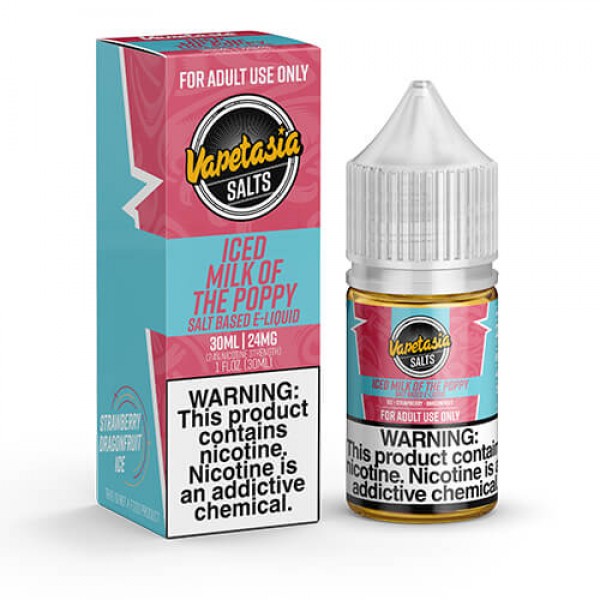 Vapetasia eJuice ICED Salts – Milk of the Poppy – 30ml / 48mg