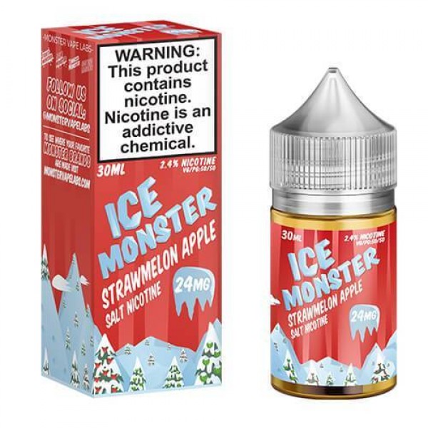 ICE Monster eJuice Synthetic SALT – Strawmelon Apple Ice – 30ml / 48mg