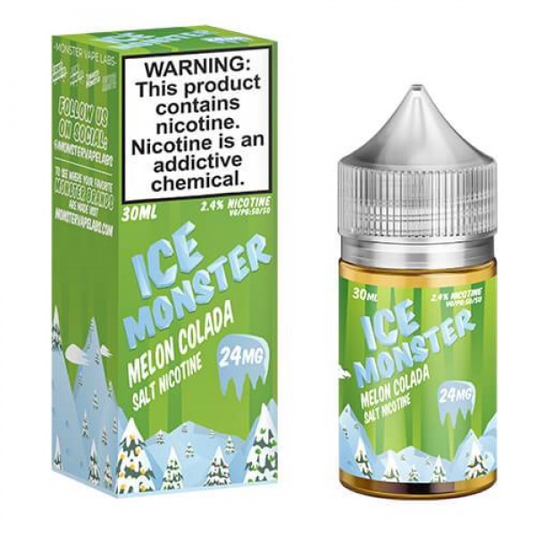 ICE Monster eJuice Synthetic SALT – Melon Colada Ice – 30ml / 24mg