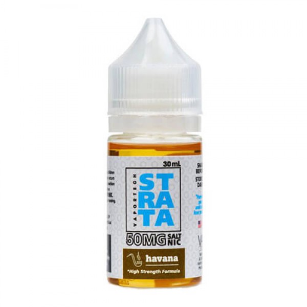 VaporTech Strata eLiquid – Havana SALT NIC – 30ml / 50mg