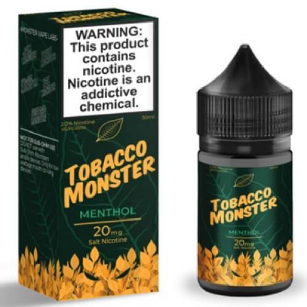 Tobacco Monster eJuice Synthetic SALT – Menthol – 30ml / 60mg