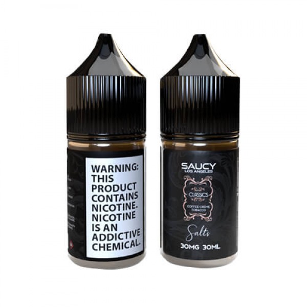 Saucy Classics Salts – Coffee Creme Tobacco – 30ml / 50mg