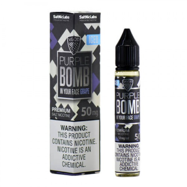 VGOD and SaltNic eJuice – ICED Purple Bomb – 30ml / 50mg