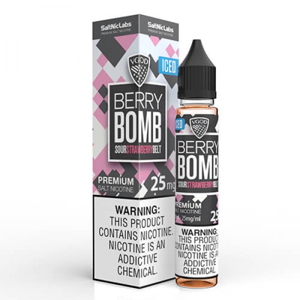 VGOD and SaltNic eJuice – ICED Berry Bomb – 30ml / 25mg