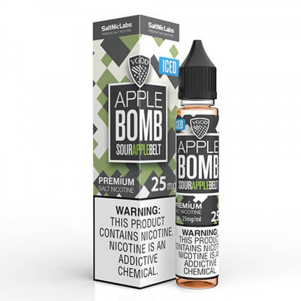 VGOD and SaltNic eJuice – ICED Apple Bomb – 30ml / 50mg