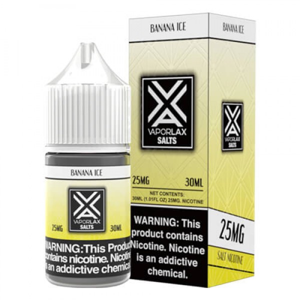 VaporLAX SALTS – Banana Ice – 30ml / 50mg