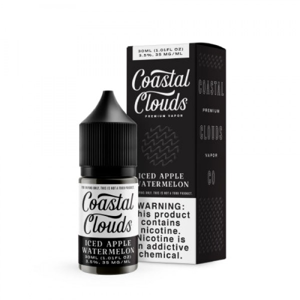 Coastal Clouds TFN SALTS – Apple Watermelon Iced – 30ml / 50mg