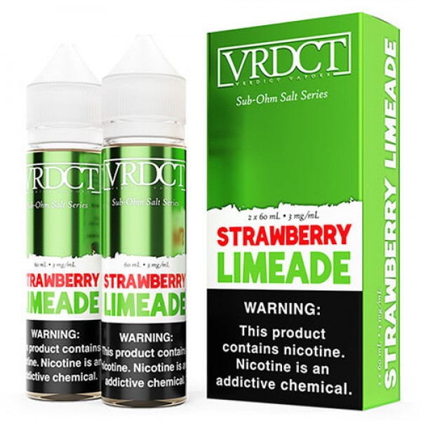 Verdict Vapors Sub Ohm Salts – Strawberry Limeade – 2x60ml / 0mg