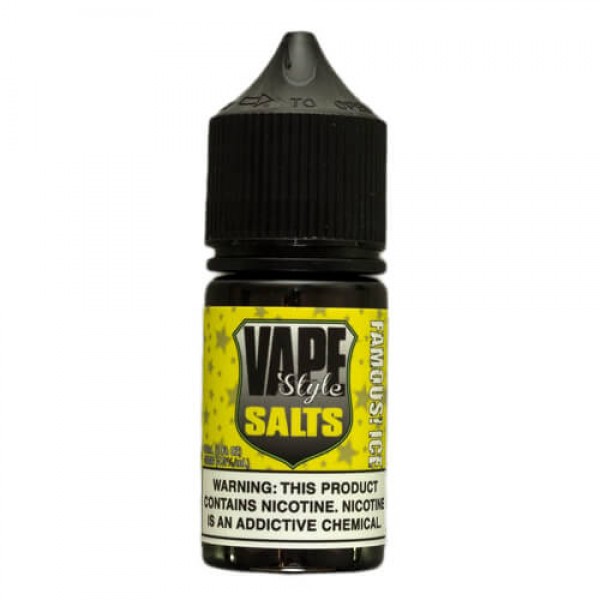 Vape Style E-Liquid SALTS – Famous Ice – 30ml / 45mg