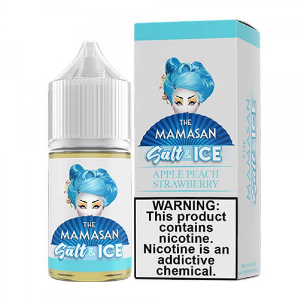 The Mamasan eLiquids Ice – Apple Strawberry Peach (ASAP) Ice Salt – 30ml / 50mg