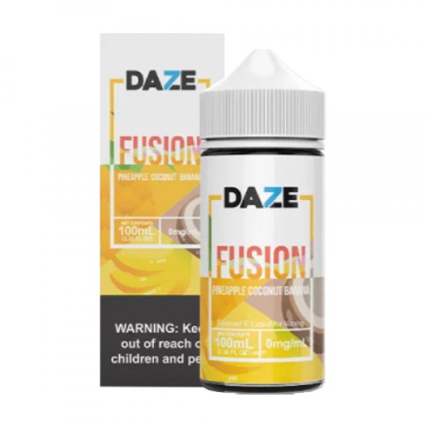 7 Daze Fusion – Pineapple Coconut Banana – 100ml / 3mg