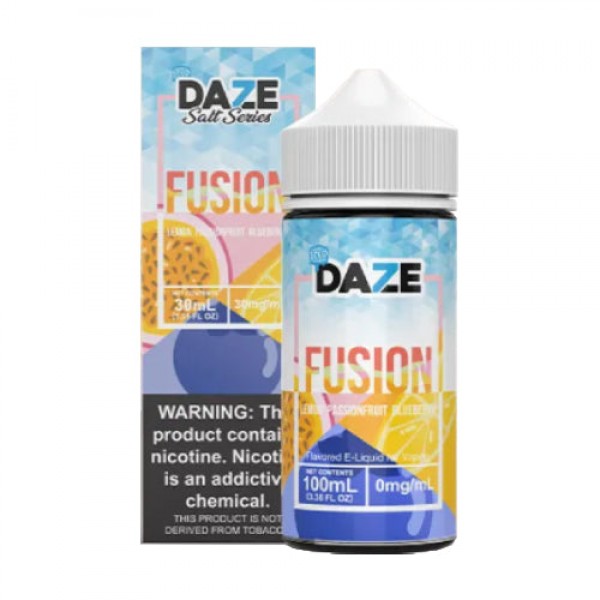 7 Daze Fusion – Lemon Passionfruit Blueberry ICED – 100ml / 6mg